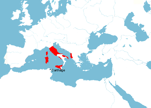 Punic War Map